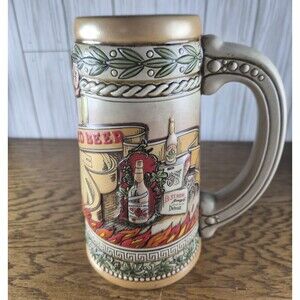 VINTAGE STROHS FIRE BREWED BEER STEIN - HERITAGE SERIES VI--a Detroit classic
